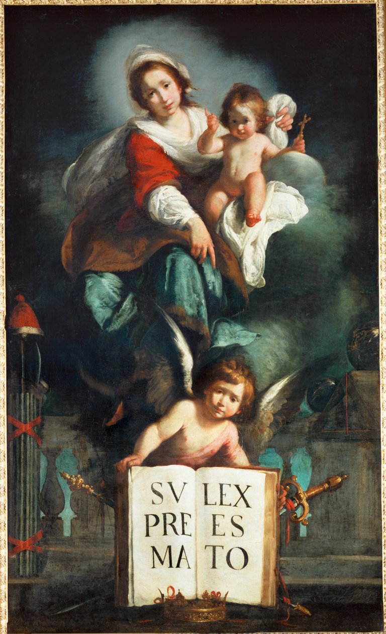 La Madone de la Justice - 正义圣母... 作者 贝尔纳多·斯特罗兹（Bernardo Strozzi）