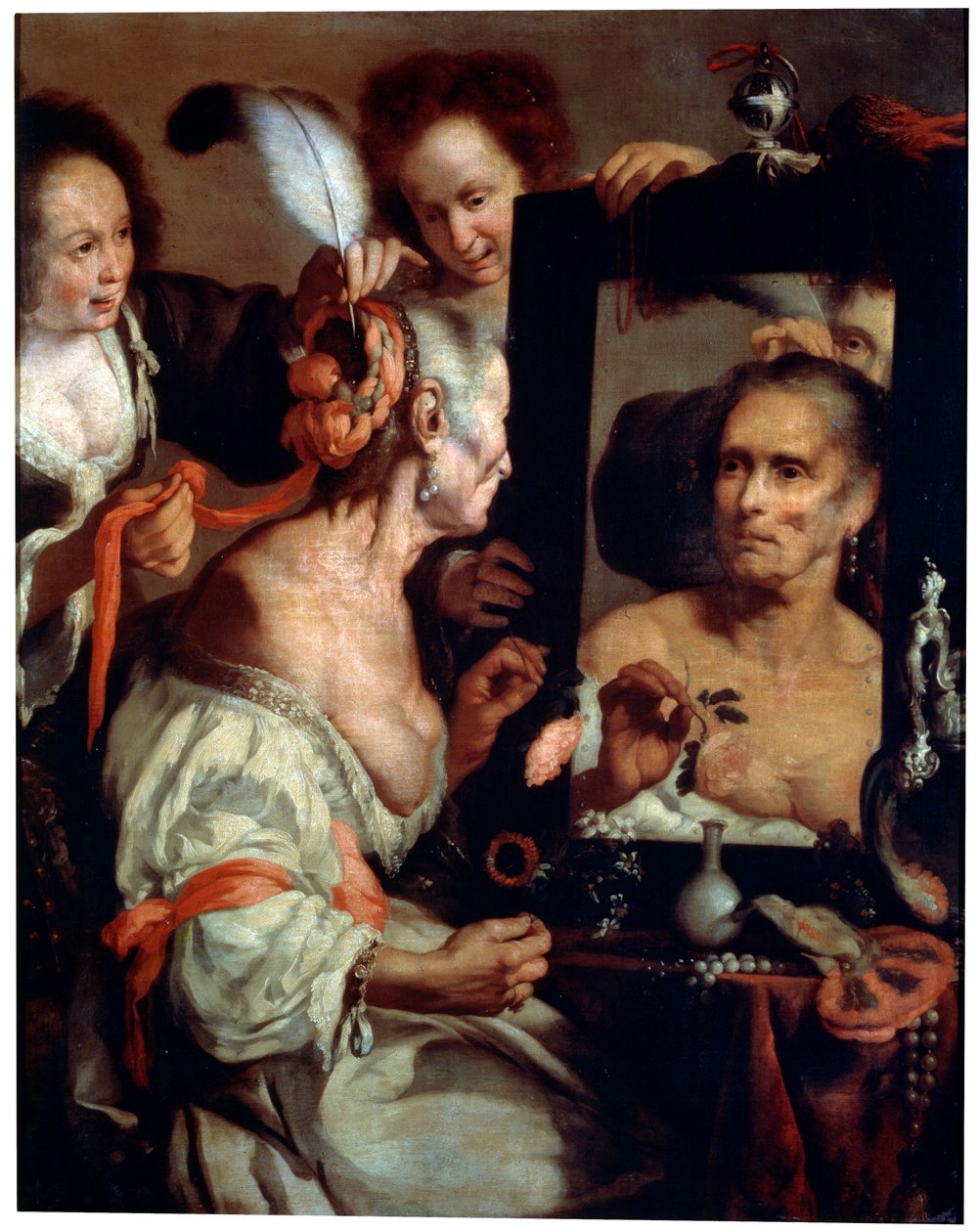 1630年后的老蜂鸟Vanitas。 作者 贝尔纳多·斯特罗兹（Bernardo Strozzi）