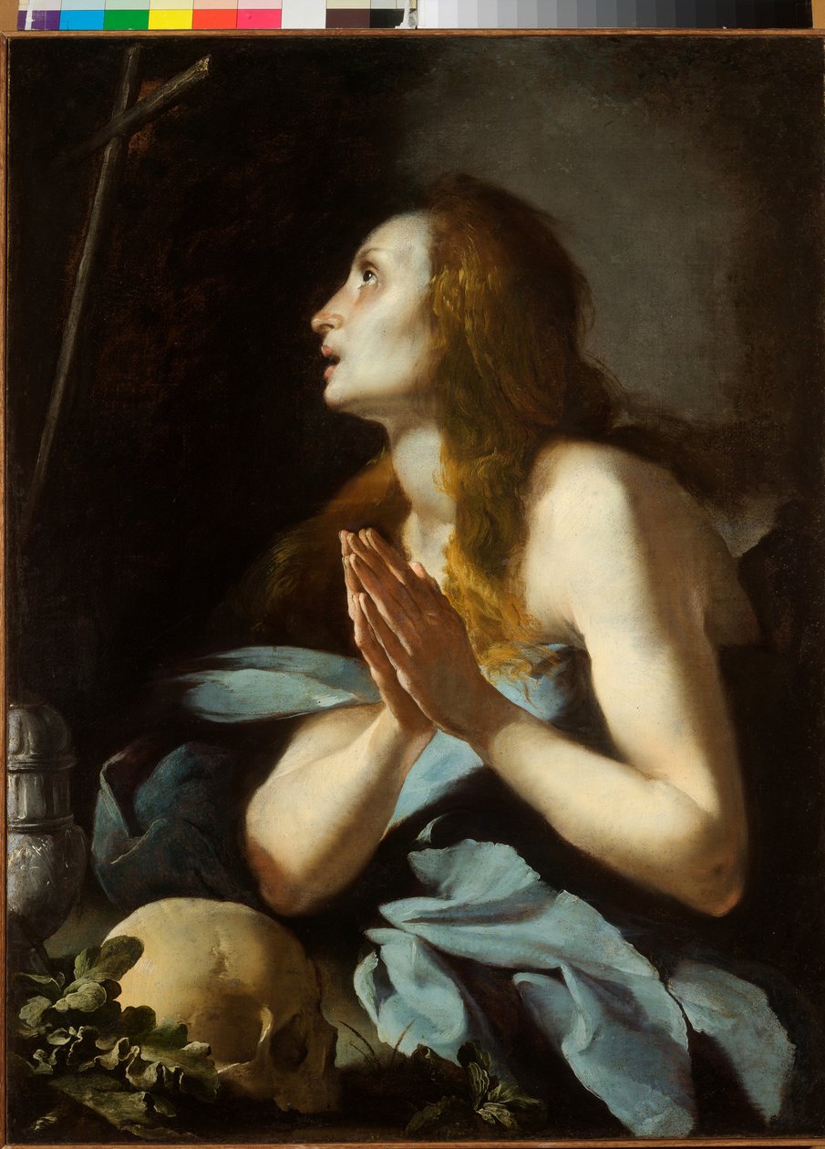 忏悔的抹大拉 作者 贝尔纳多·斯特罗兹（Bernardo Strozzi）