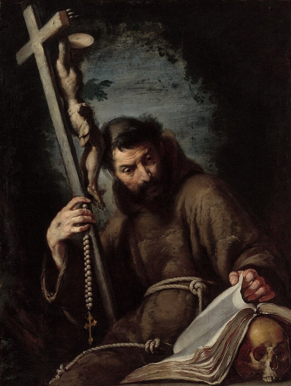 圣弗朗西斯 作者 贝尔纳多·斯特罗兹（Bernardo Strozzi）