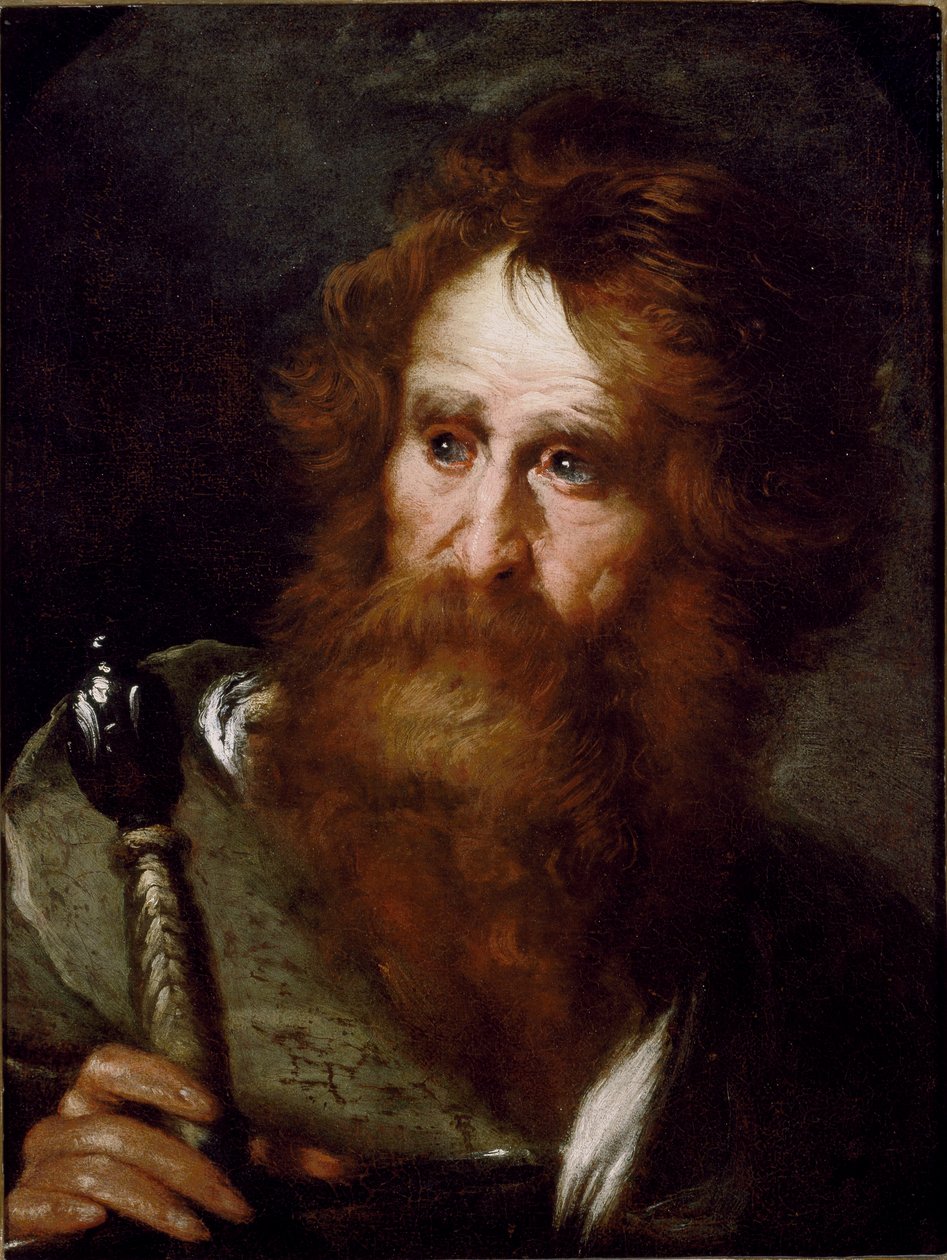 Saint Paul Painting by Bernardo Strozzi (1581-1644) Genes Galleria di Palazzo Rosso 作者 贝尔纳多·斯特罗兹（Bernardo Strozzi）