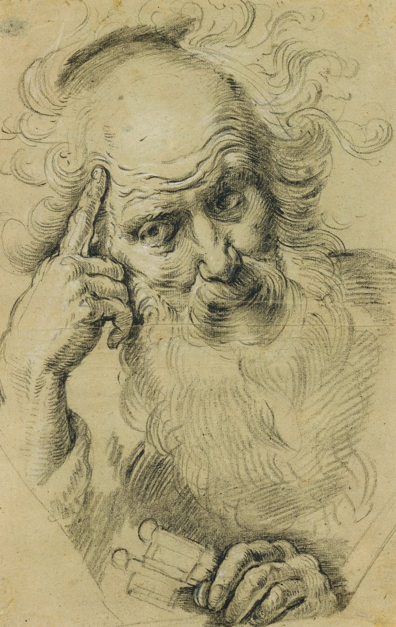 圣彼得冥想；圣皮埃尔冥想 作者 贝尔纳多·斯特罗兹（Bernardo Strozzi）