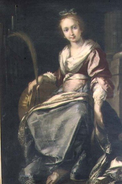 圣塞西莉亚 作者 贝尔纳多·斯特罗兹（Bernardo Strozzi）