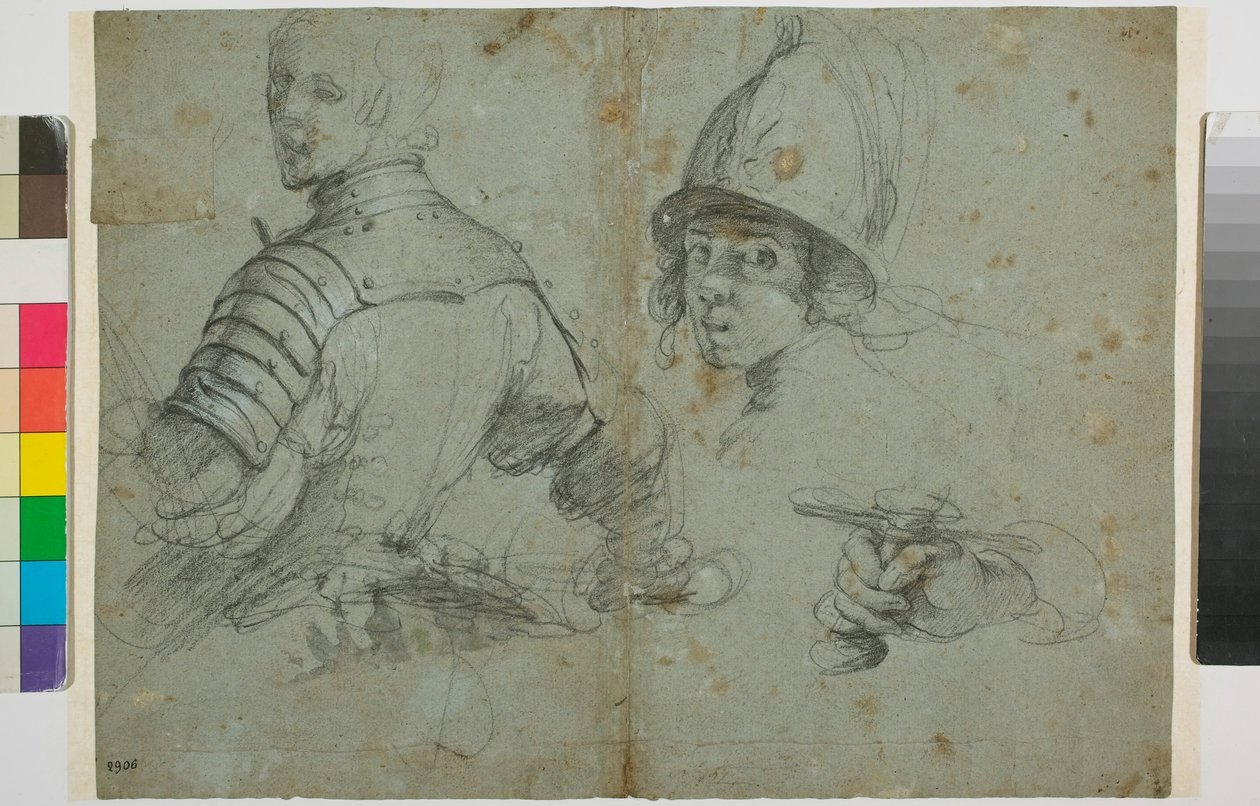研究装甲的年轻人 作者 贝尔纳多·斯特罗兹（Bernardo Strozzi）