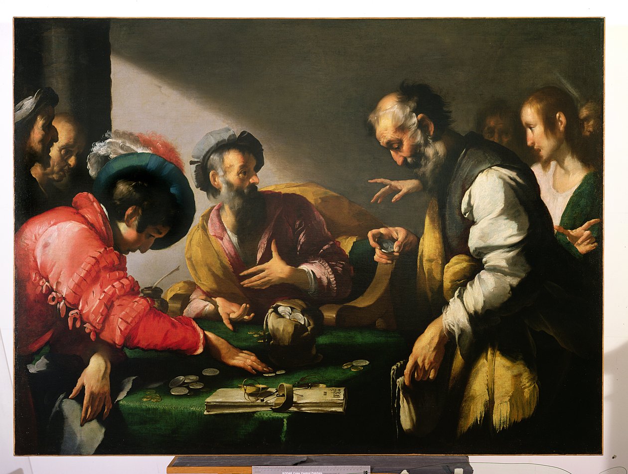 圣马太的召唤，1620年 作者 贝尔纳多·斯特罗兹（Bernardo Strozzi）
