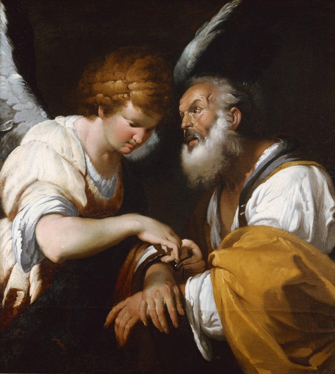 圣彼得解放c。 1635 作者 贝尔纳多·斯特罗兹（Bernardo Strozzi）