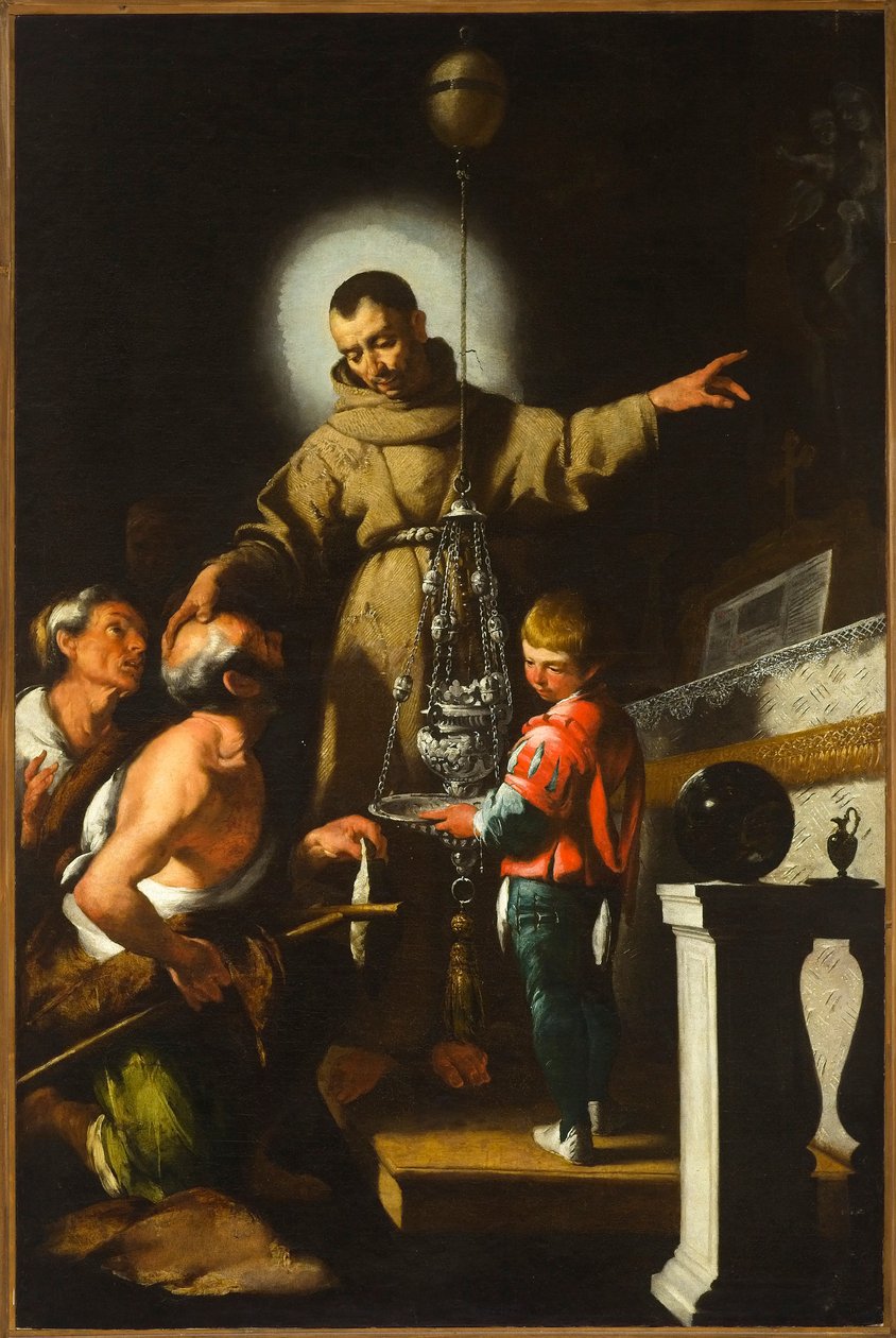 圣迪达克斯的奇迹. 作者 贝尔纳多·斯特罗兹（Bernardo Strozzi）