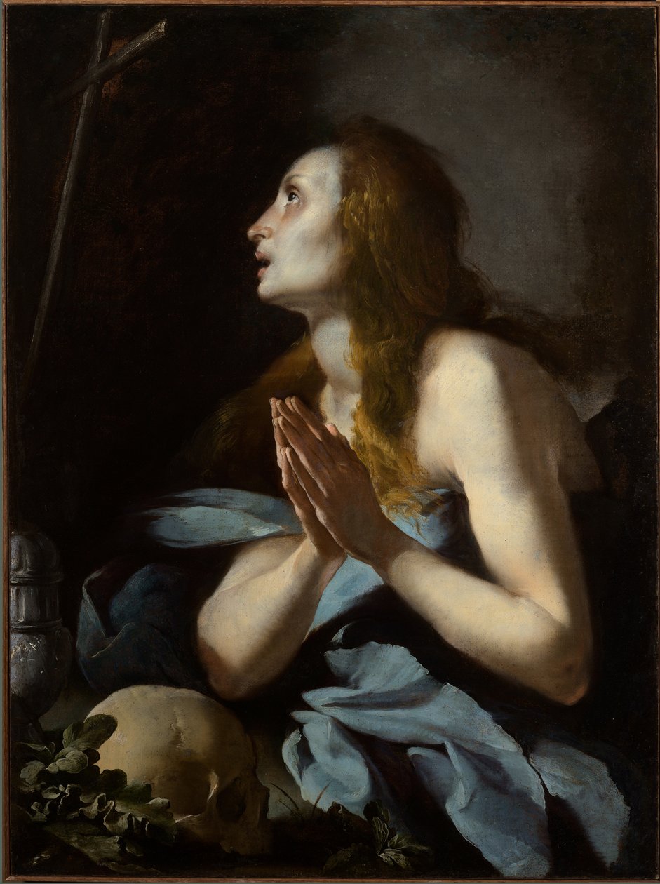 忏悔的抹大拉的人 作者 贝尔纳多·斯特罗兹（Bernardo Strozzi）