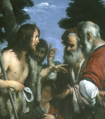 施洗者圣约翰的布道，约1644年 作者 贝尔纳多·斯特罗兹（Bernardo Strozzi）