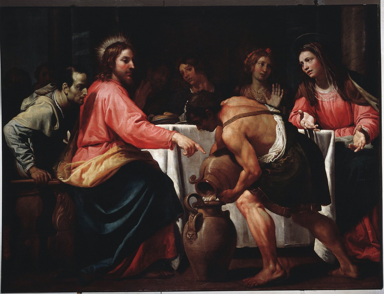 迦拿的婚礼（布面油画 作者 贝尔纳多·斯特罗兹（Bernardo Strozzi）