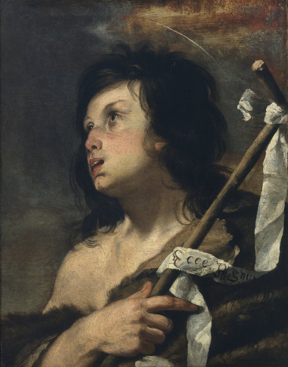 年轻的施洗者圣约翰 作者 贝尔纳多·斯特罗兹（Bernardo Strozzi）
