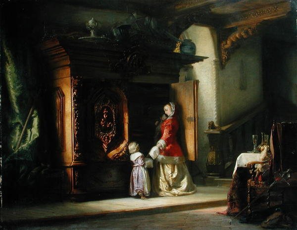 内政，1853年 作者 伯恩哈德·莫哈根（Bernhard Mohrhagen）