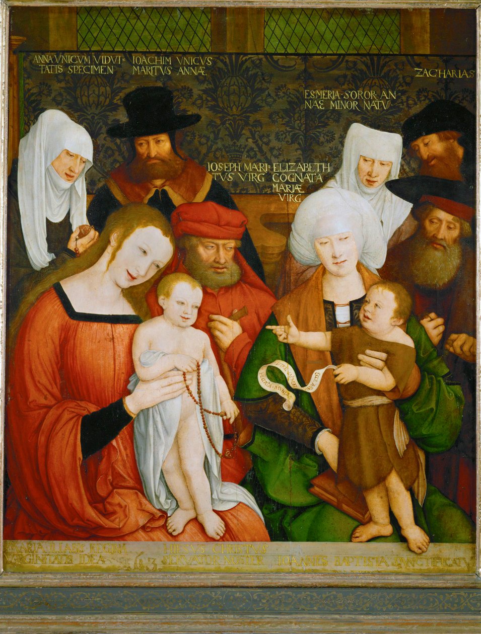 Die Heilige Sippe（木板绘画） 作者 伯恩哈德·斯特里格尔