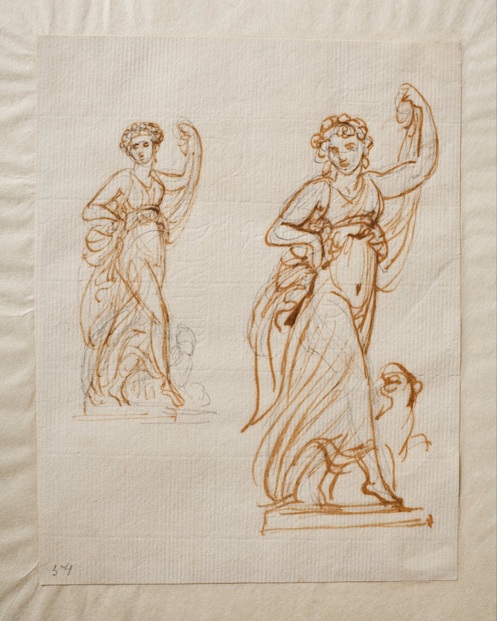 跳舞女孩（Ariadne）与豹 作者 贝特尔·托瓦尔森