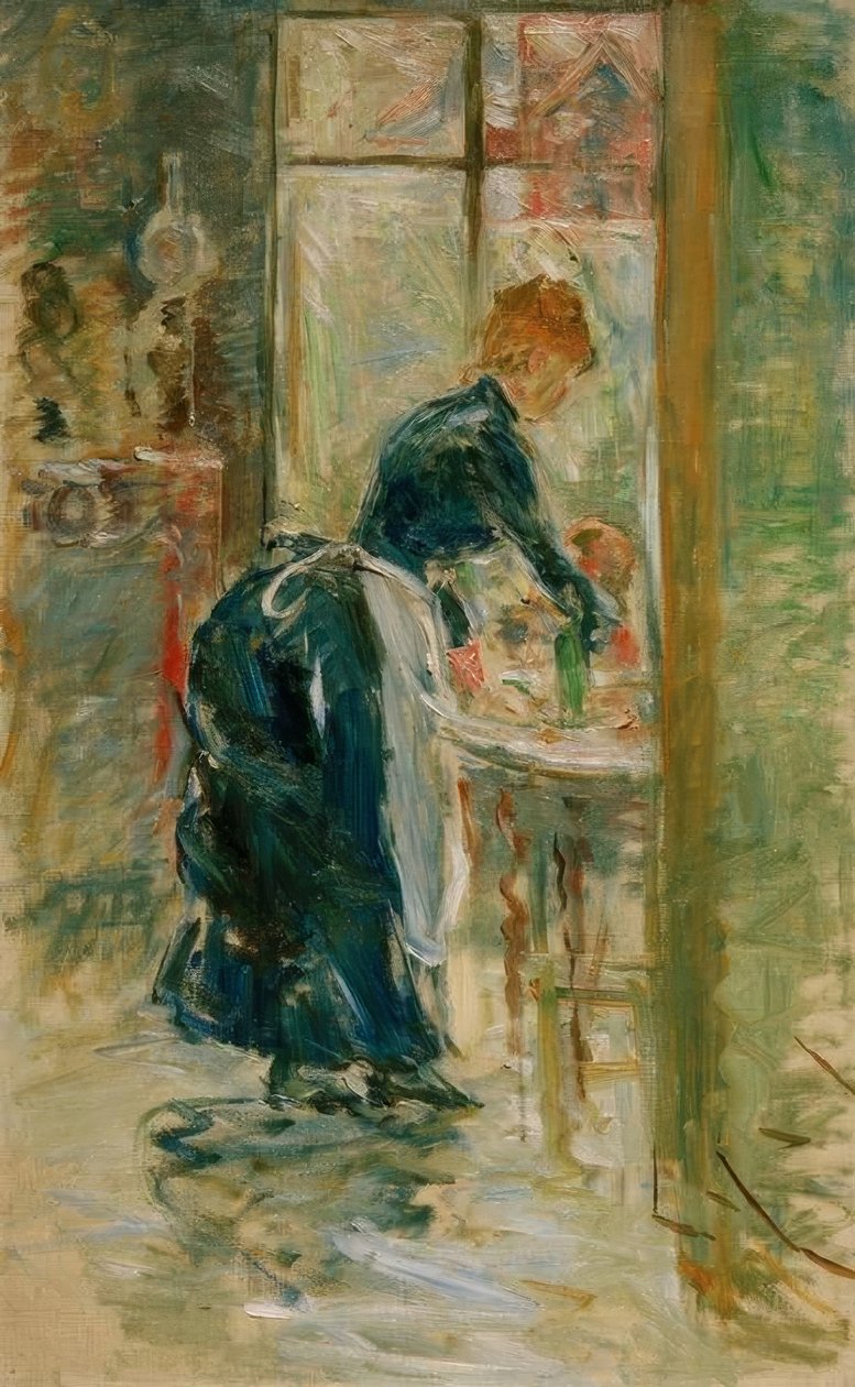 小仆人 作者 贝特·莫里索（Berthe Morisot）
