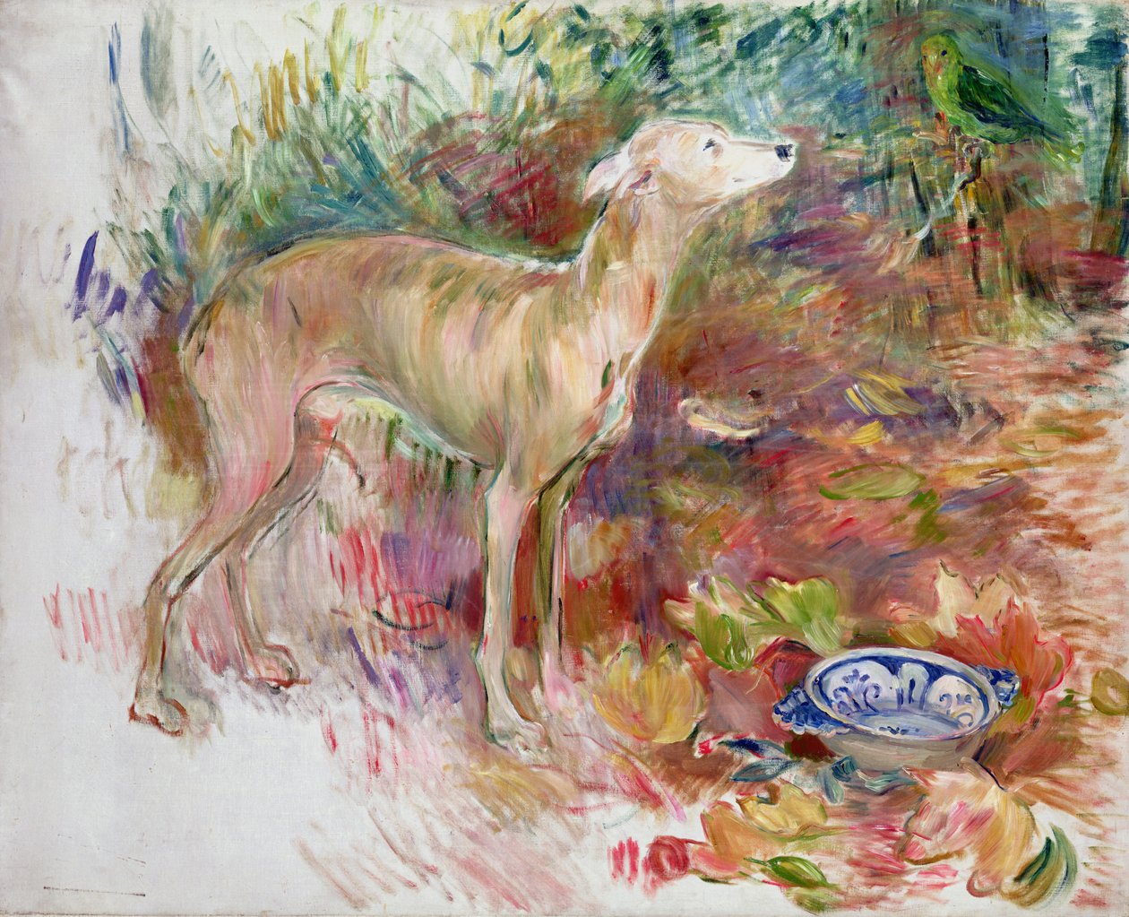 1894年，灰狗莱尔特 作者 贝特·莫里索（Berthe Morisot）