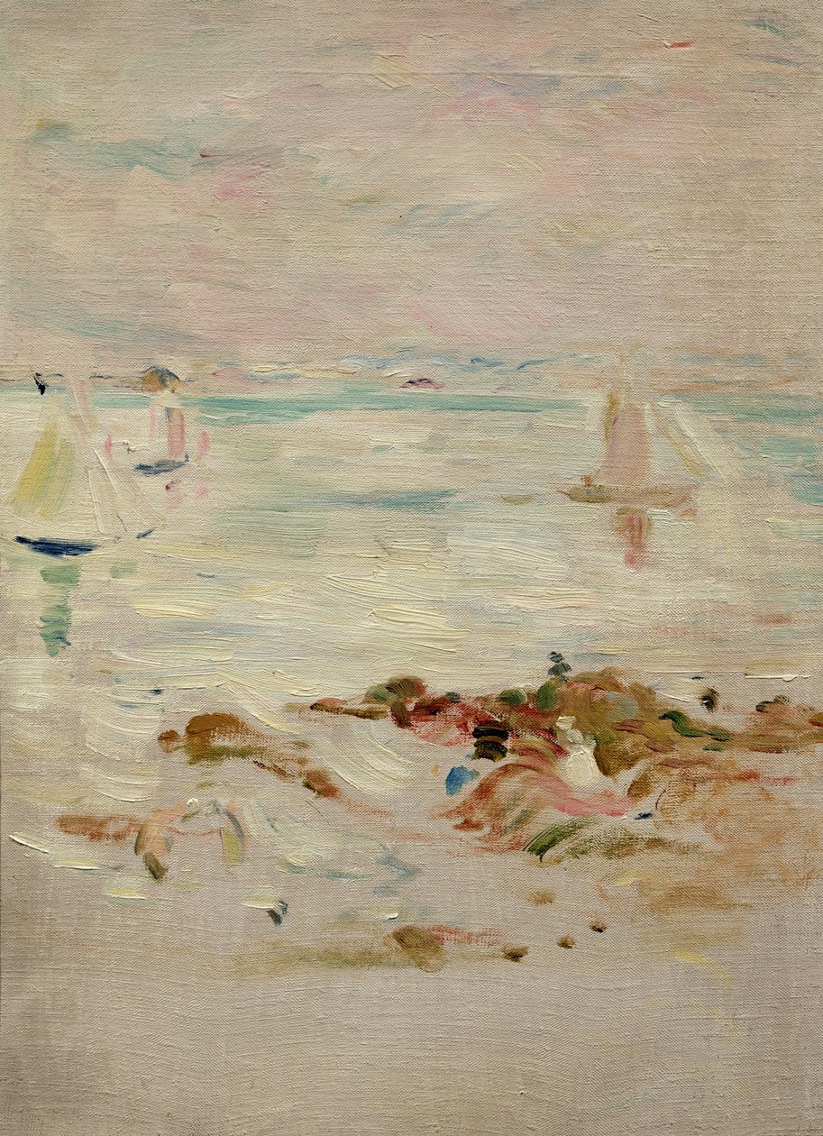 帆船，1894年 作者 贝特·莫里索（Berthe Morisot）