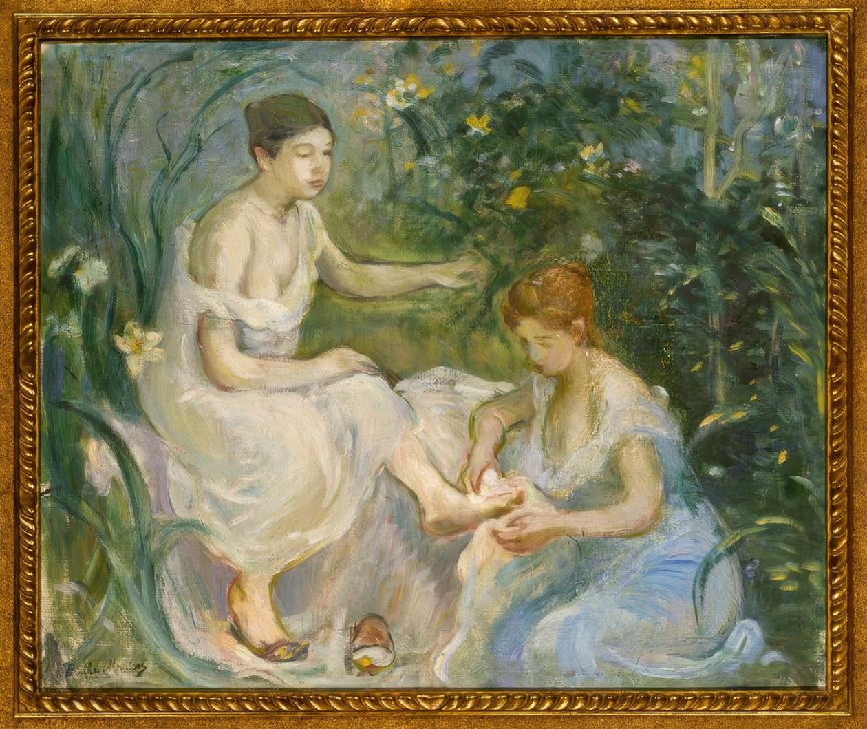 莫里索特·巴斯（B.Morisot），《浴-画》，1894年 作者 贝特·莫里索（Berthe Morisot）