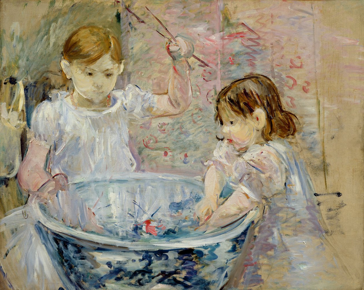 流域儿童，1886年 作者 贝特·莫里索（Berthe Morisot）