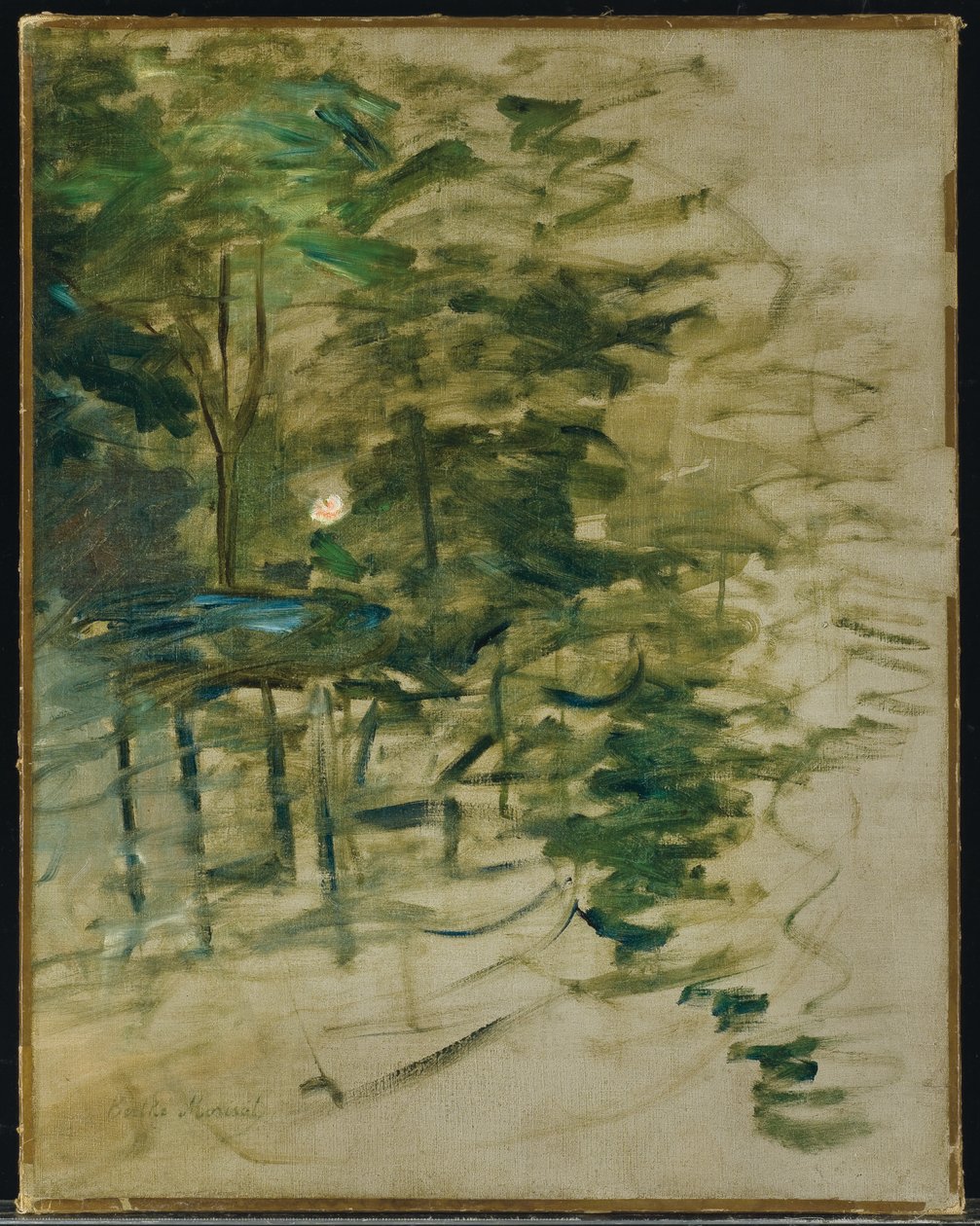 花园，1883年 作者 贝特·莫里索（Berthe Morisot）