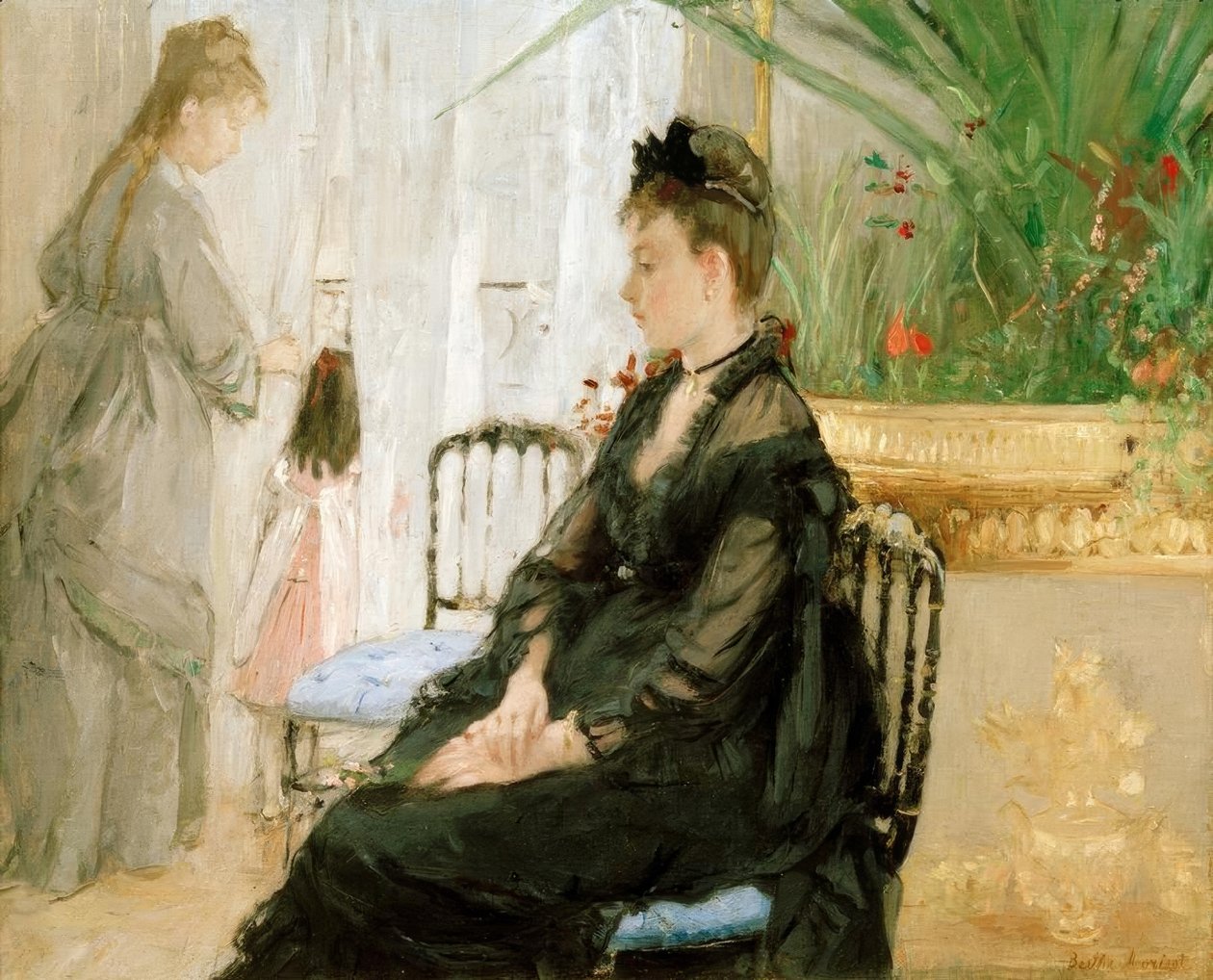 里面 作者 贝特·莫里索（Berthe Morisot）