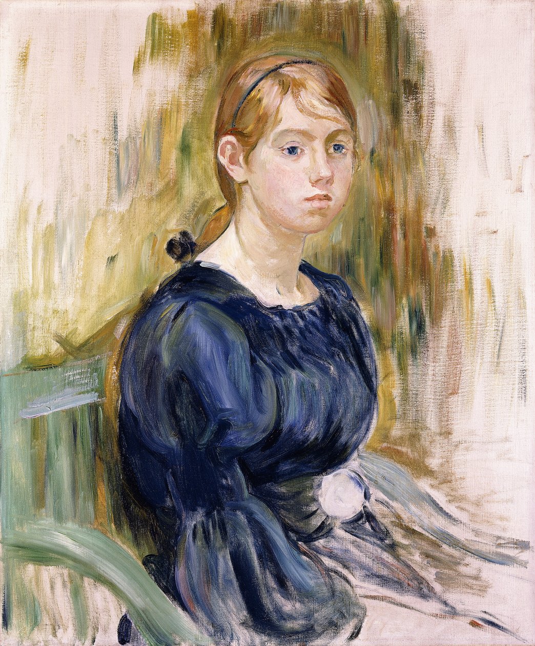 珍妮·哥比拉德（Jeannie Gobillard），1895年 作者 贝特·莫里索（Berthe Morisot）