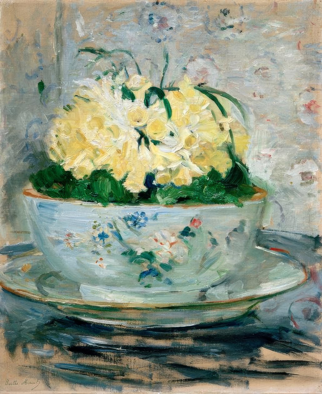 水仙花 作者 贝特·莫里索（Berthe Morisot）