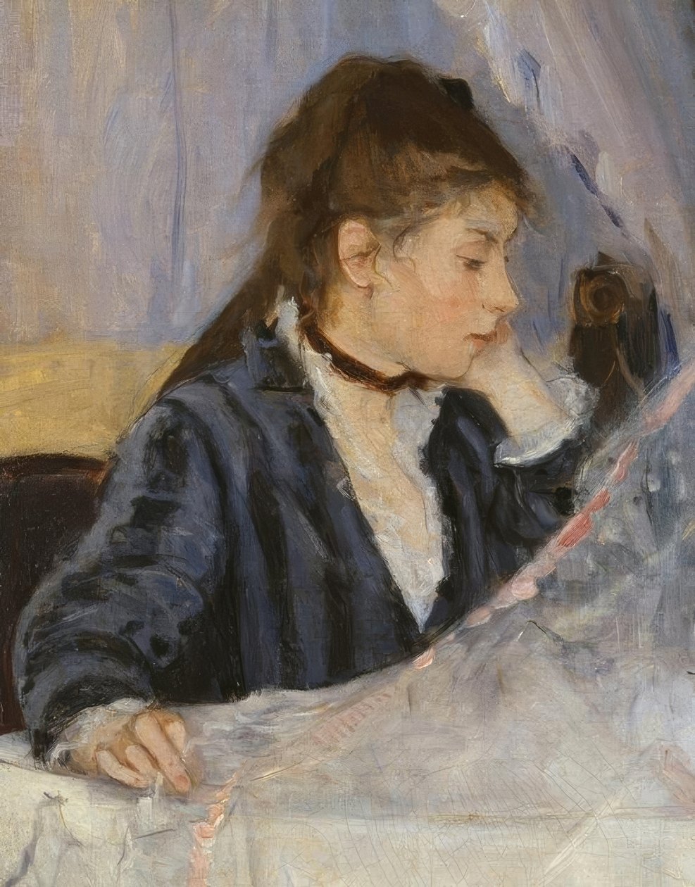 摇篮 作者 贝特·莫里索（Berthe Morisot）