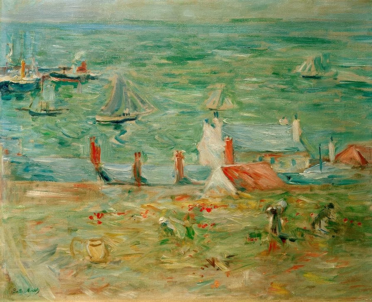 戈里港 作者 贝特·莫里索（Berthe Morisot）