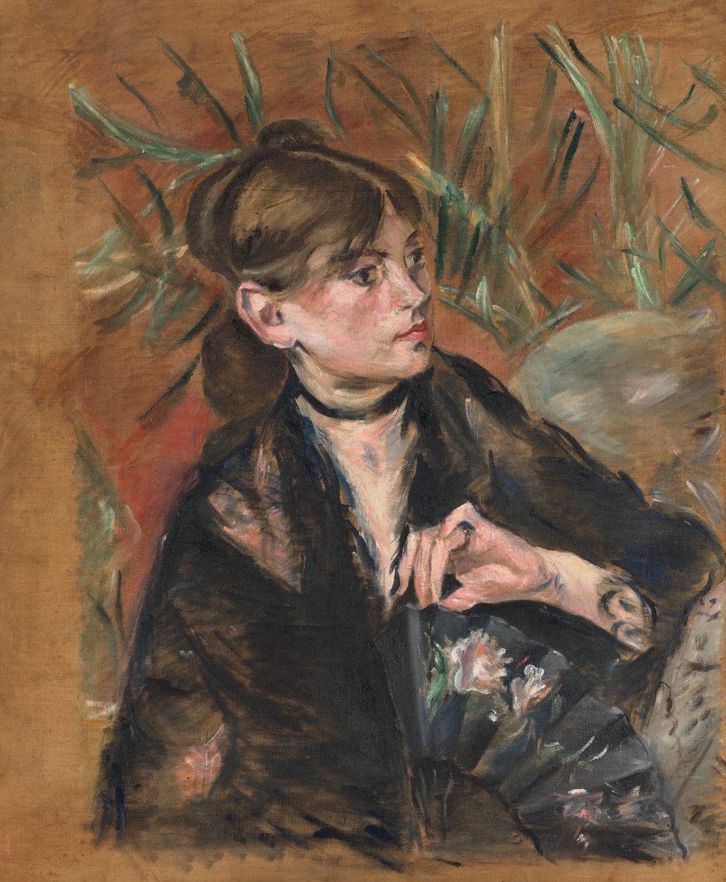 金发小女孩 作者 贝特·莫里索（Berthe Morisot）