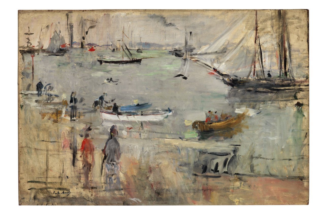 1875年在英国海军 作者 贝特·莫里索（Berthe Morisot）