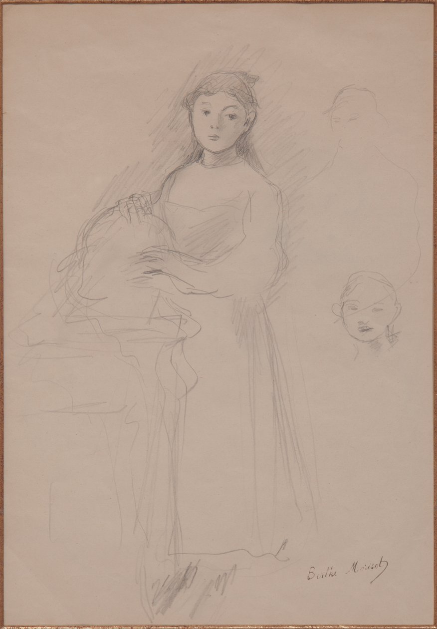玛特·吉瓦丹（Marthe Givaudan） 作者 贝特·莫里索（Berthe Morisot）