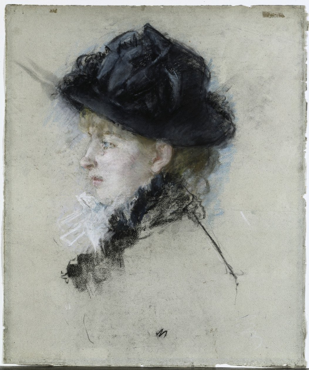 路易丝·里森纳小姐，1888年。 作者 贝特·莫里索（Berthe Morisot）
