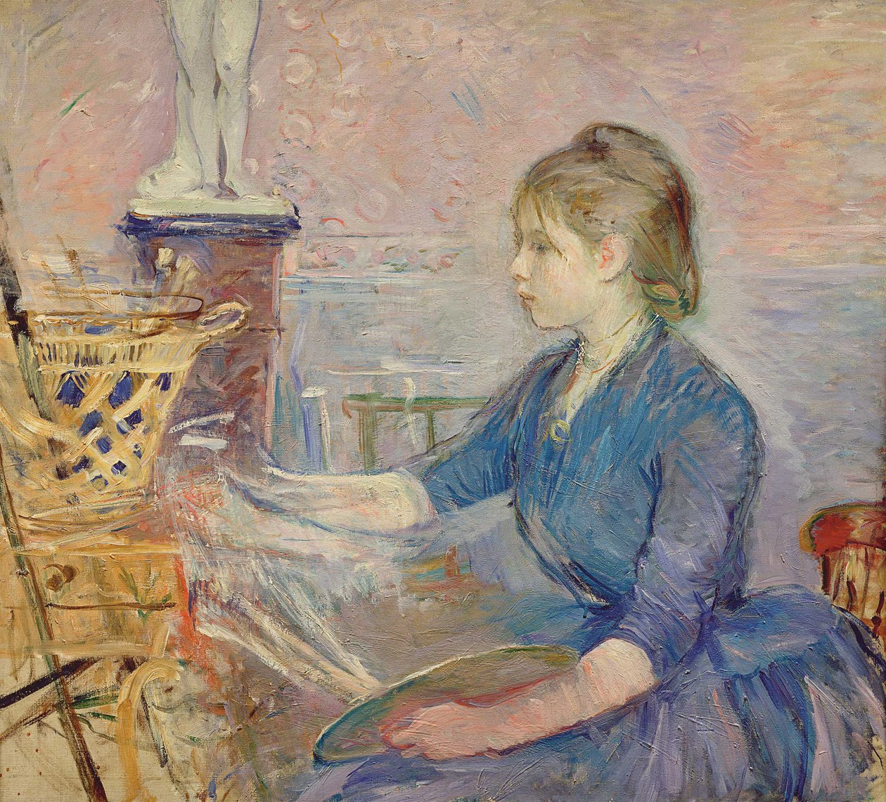 Paule Gobillard绘画，1887年 作者 贝特·莫里索（Berthe Morisot）
