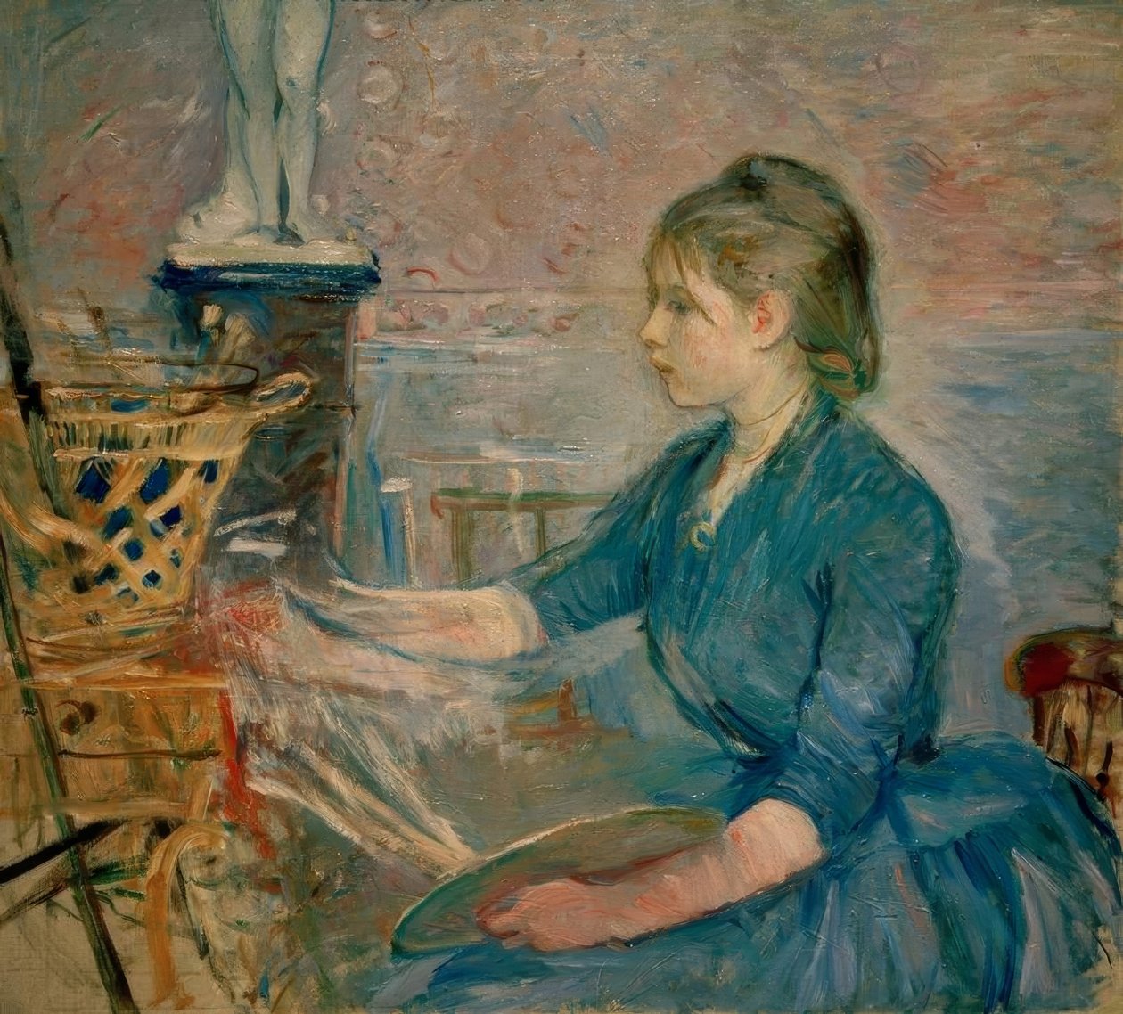 Paule Gobillard绘画 作者 贝特·莫里索（Berthe Morisot）
