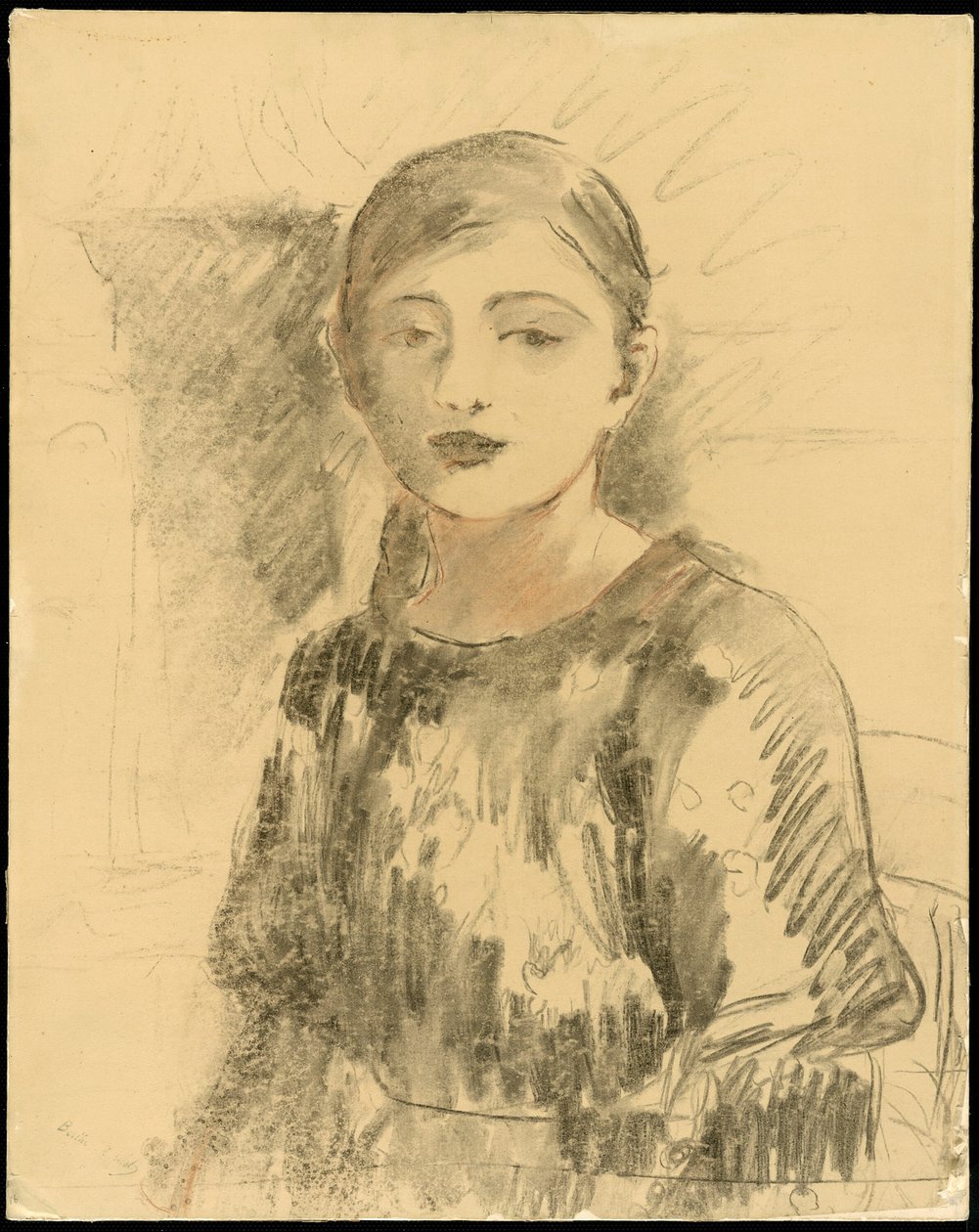 朱莉-马奈肖像 作者 贝特·莫里索（Berthe Morisot）