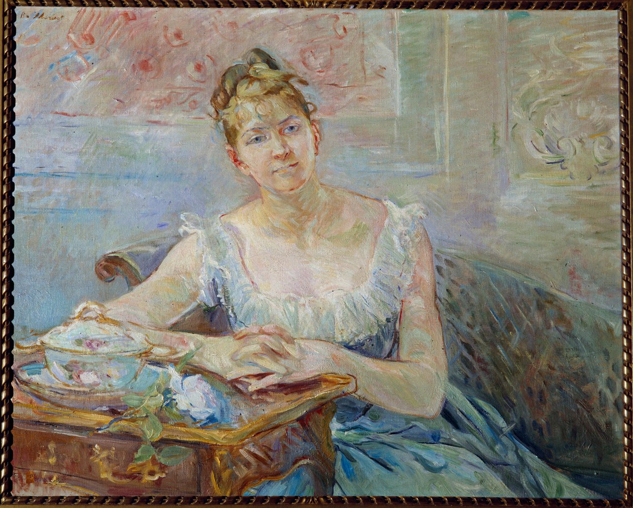 露易丝·里森纳的肖像 作者 贝特·莫里索（Berthe Morisot）