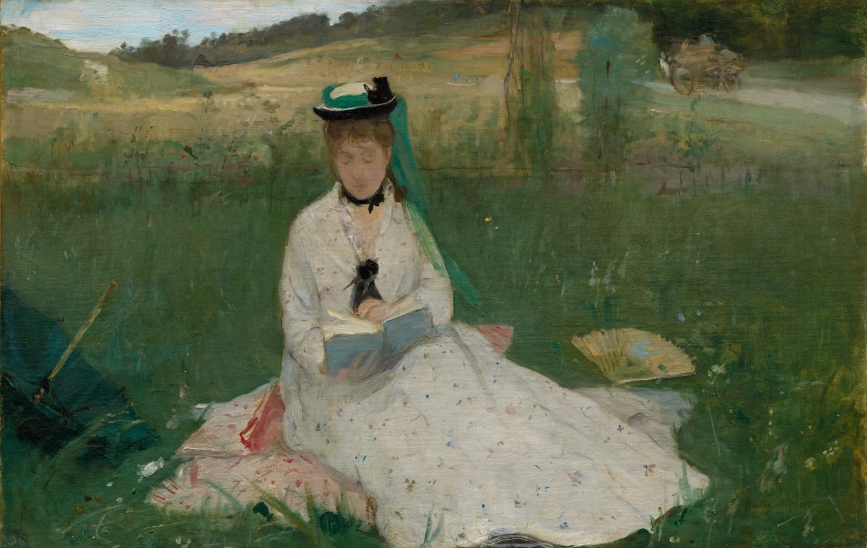 阅读 作者 贝特·莫里索（Berthe Morisot）