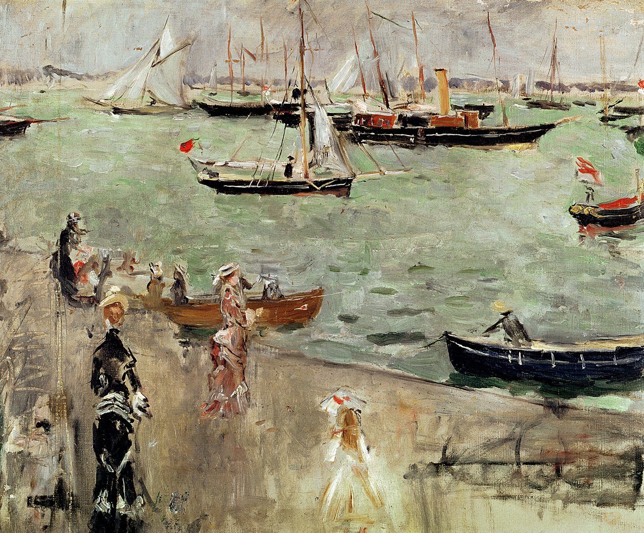 怀特岛 作者 贝特·莫里索（Berthe Morisot）