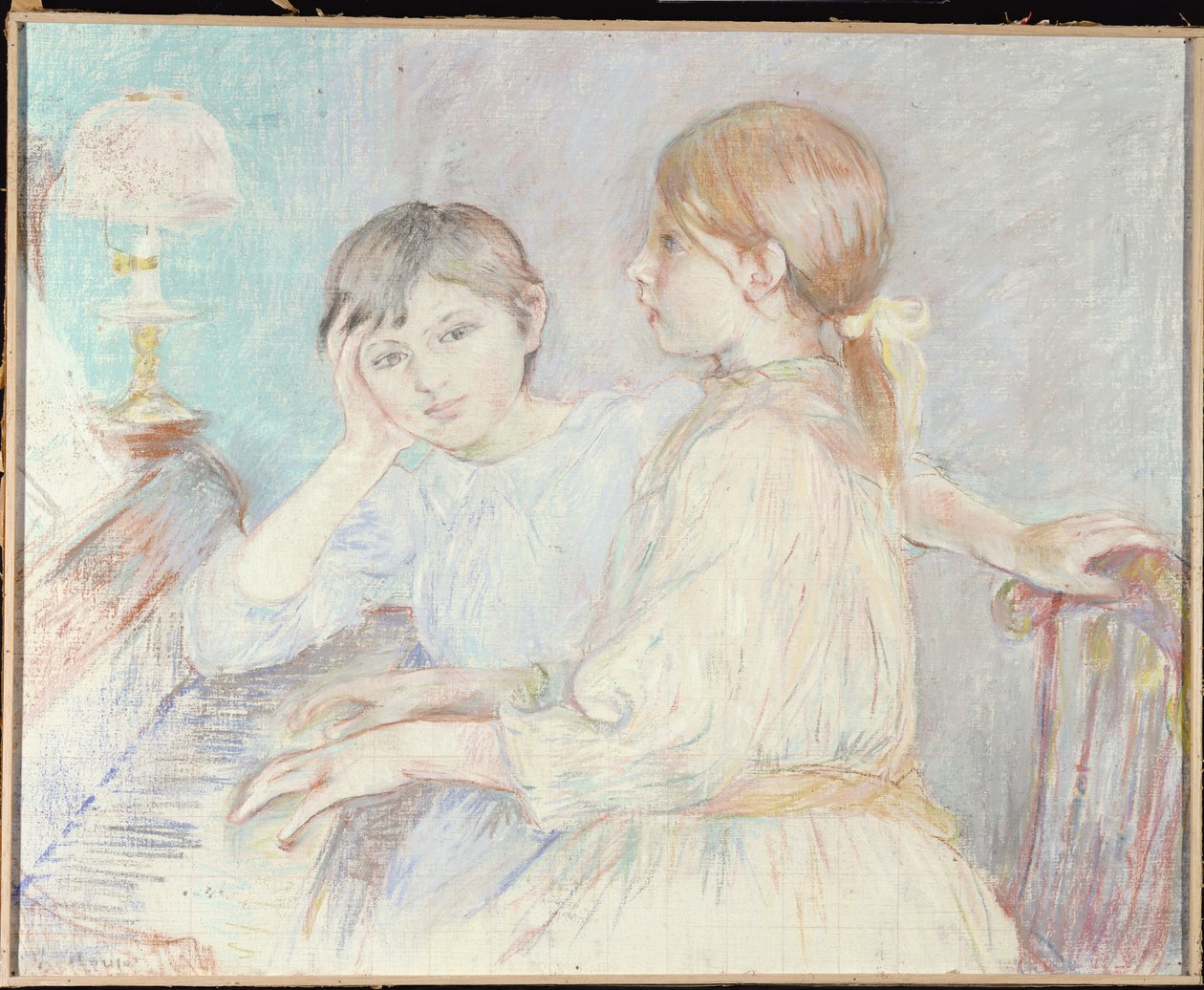钢琴，1888年 作者 贝特·莫里索（Berthe Morisot）