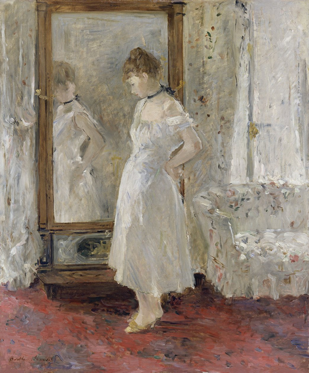 骑士杯，1876年 作者 贝特·莫里索（Berthe Morisot）