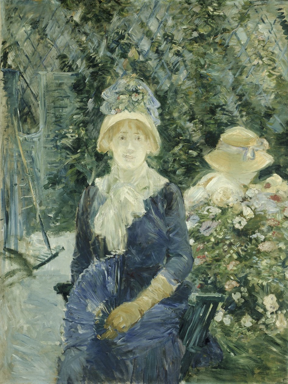 花园里的女人 作者 贝特·莫里索（Berthe Morisot）