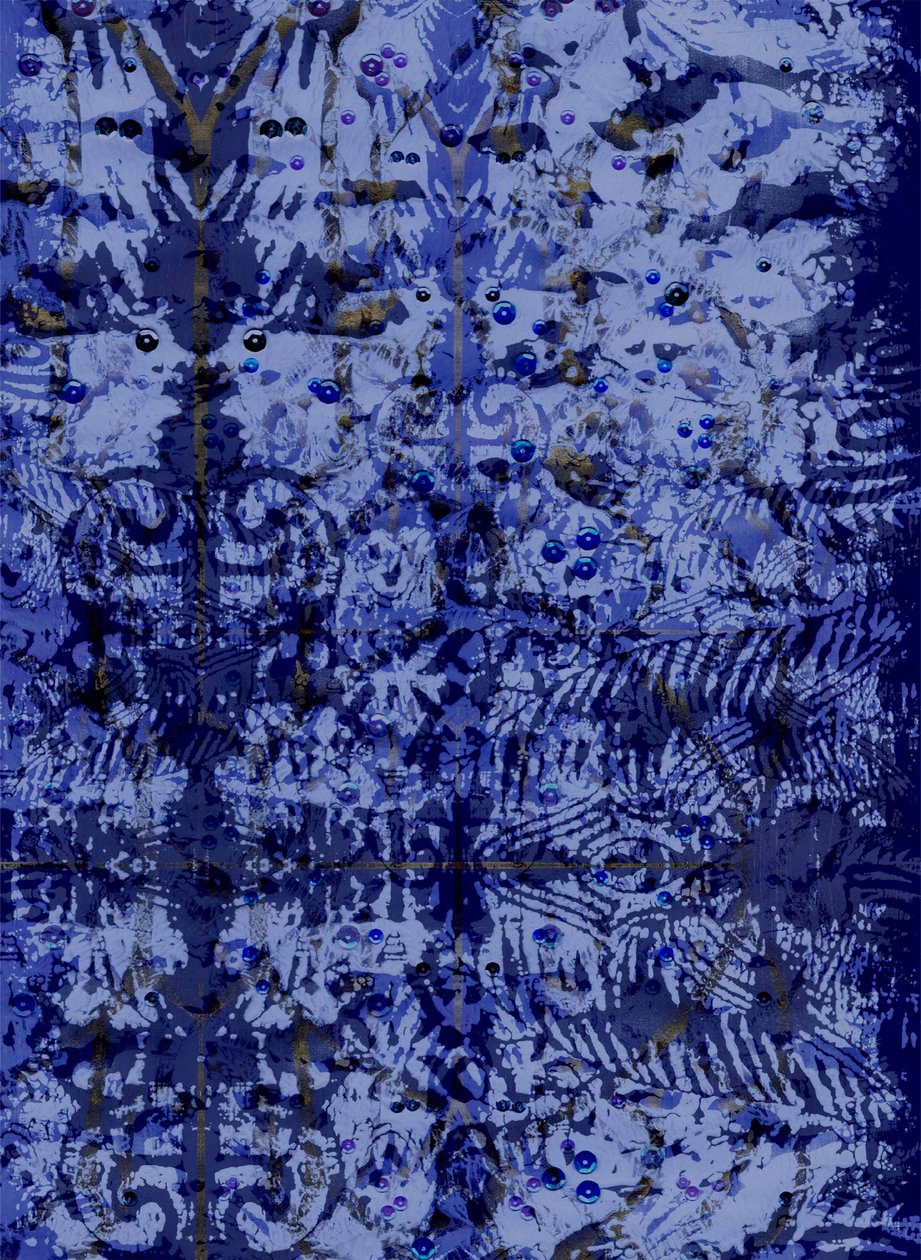 白羊座》，2014 年（混合媒体数字印刷品） 作者 贝丝·特拉弗斯