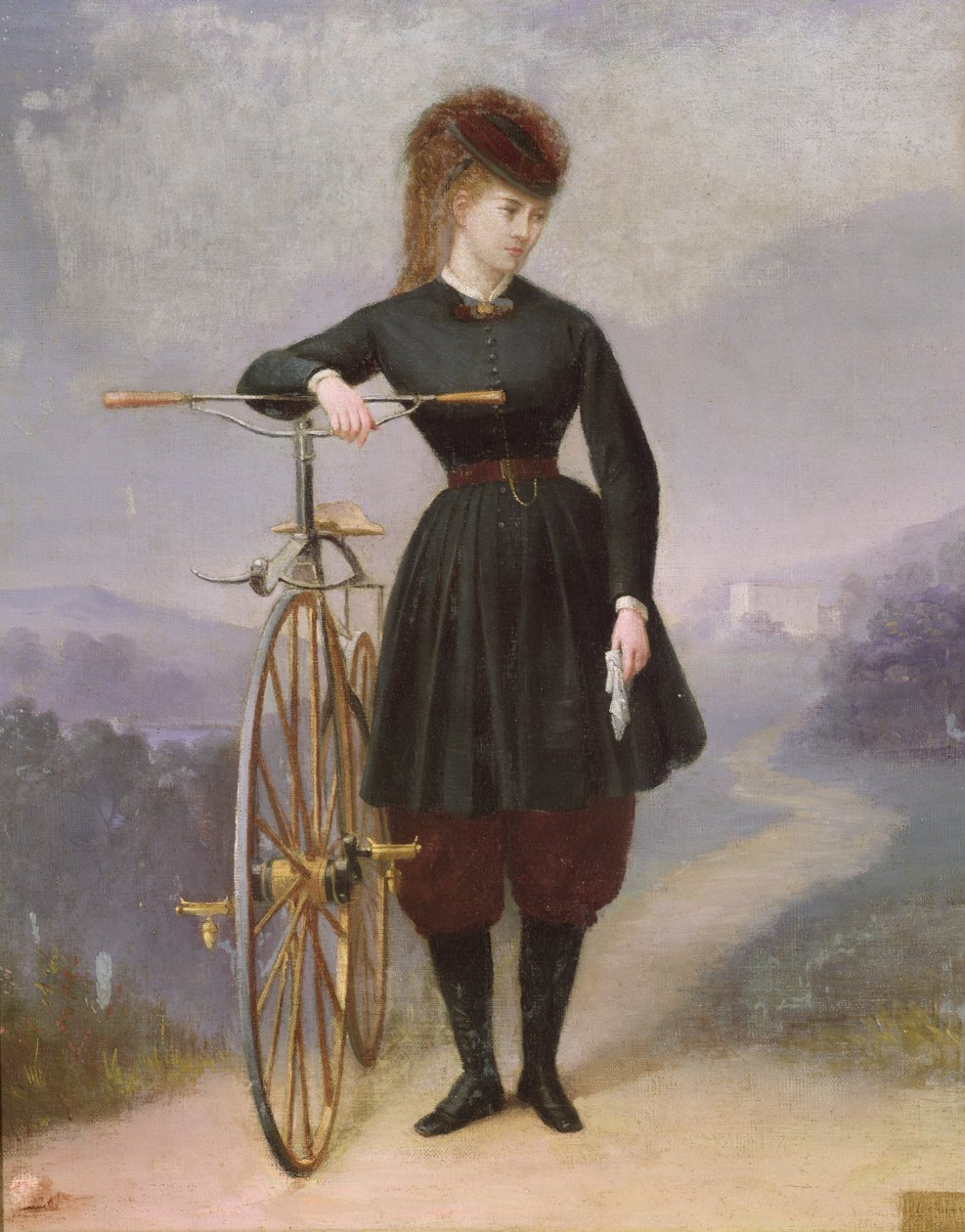 Blanche d&39;Antigny（1840-74）和她的Velocipede 作者 贝廷特