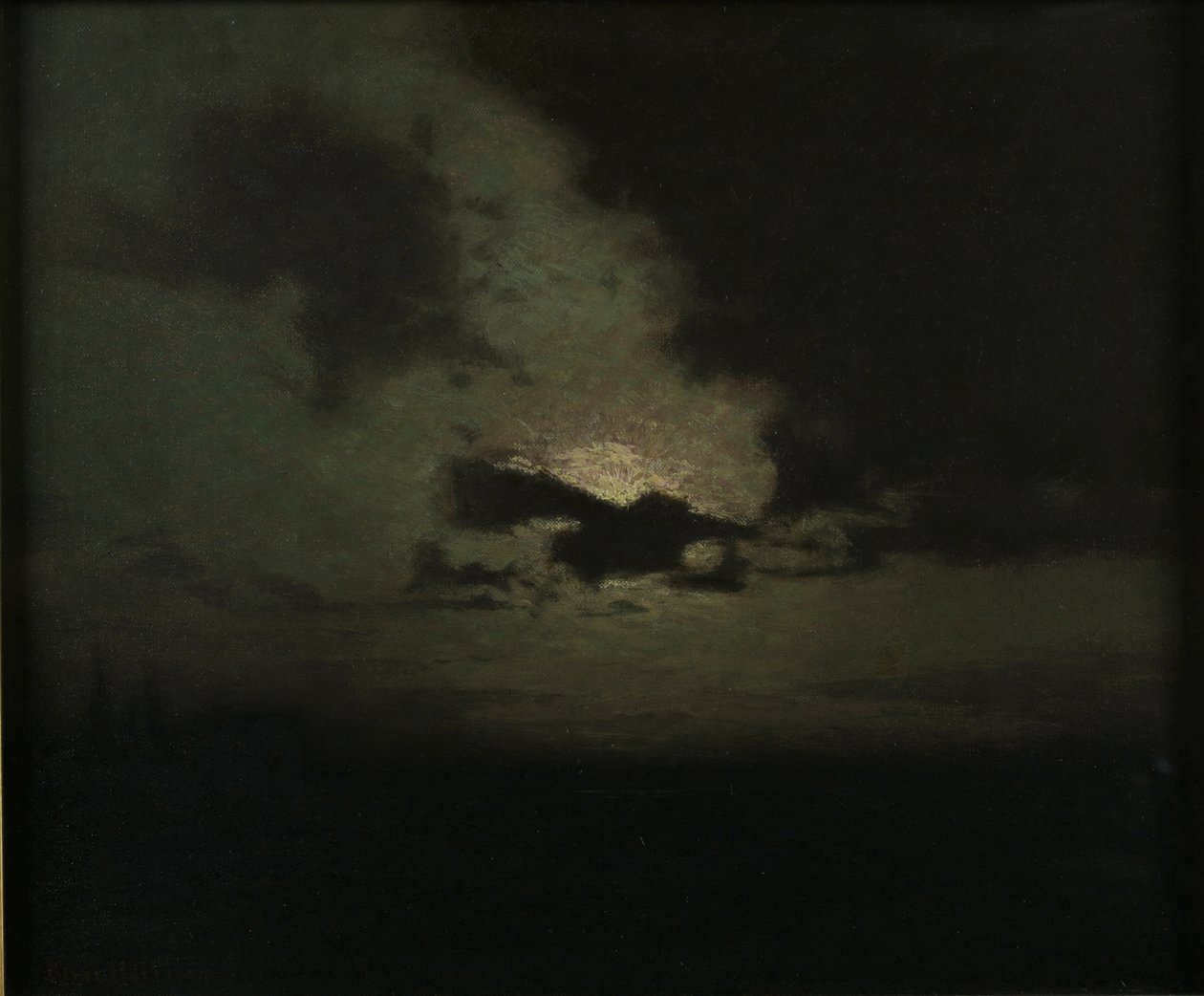 隐藏的月亮，c.1907 作者 洛厄尔·伯奇·哈里森