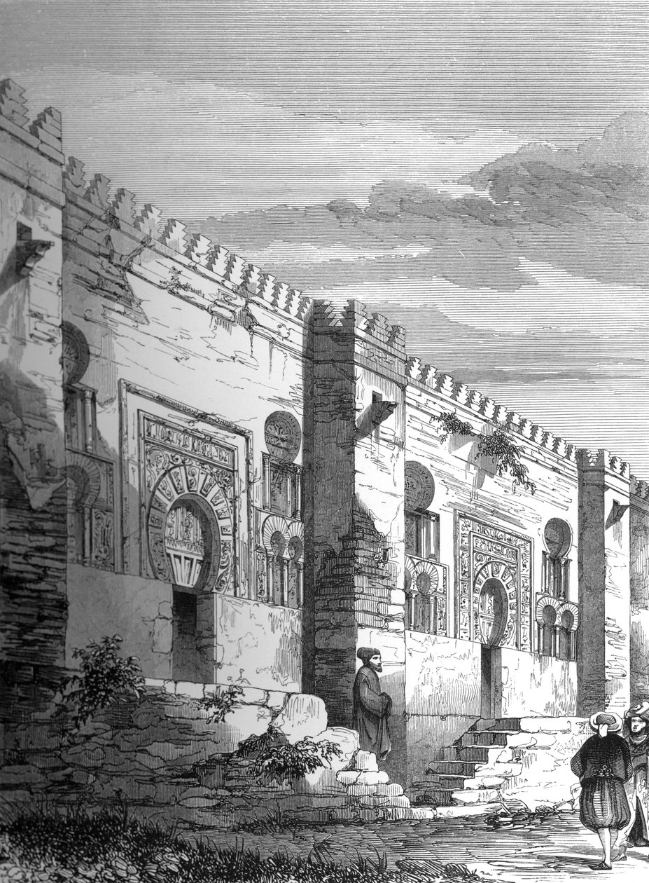 1849年在西班牙科尔多瓦举行的梅斯基塔（Mezquita）。 作者 比森和科塔德