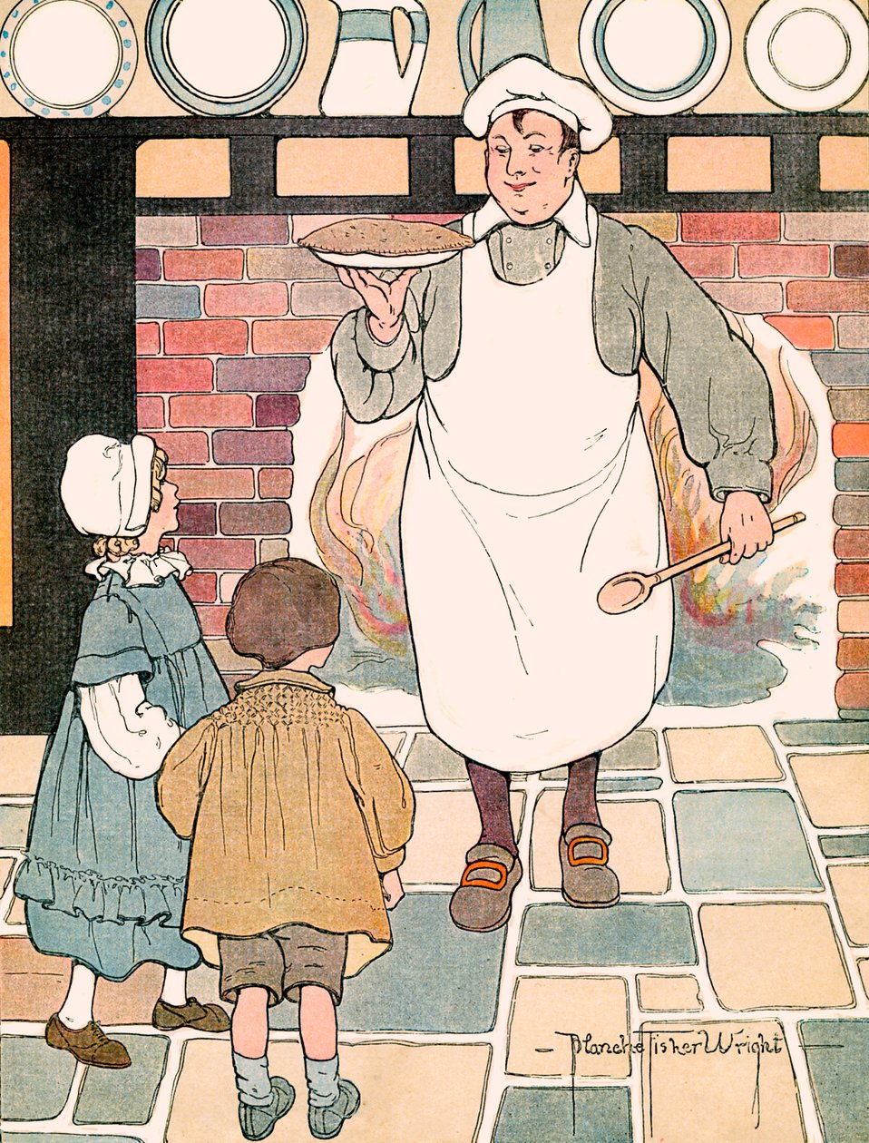Pat-a-Cake，由Blanche Fisher Wright演示 作者 布兰奇·费希尔·赖特