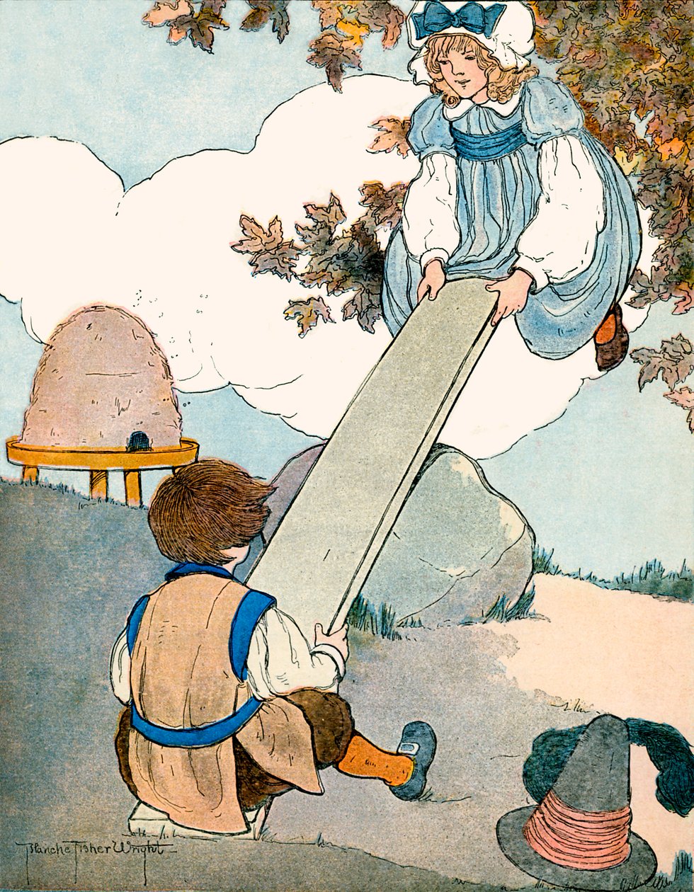 See-Saw，Blanche Fisher Wright 作者 布兰奇·费希尔·赖特