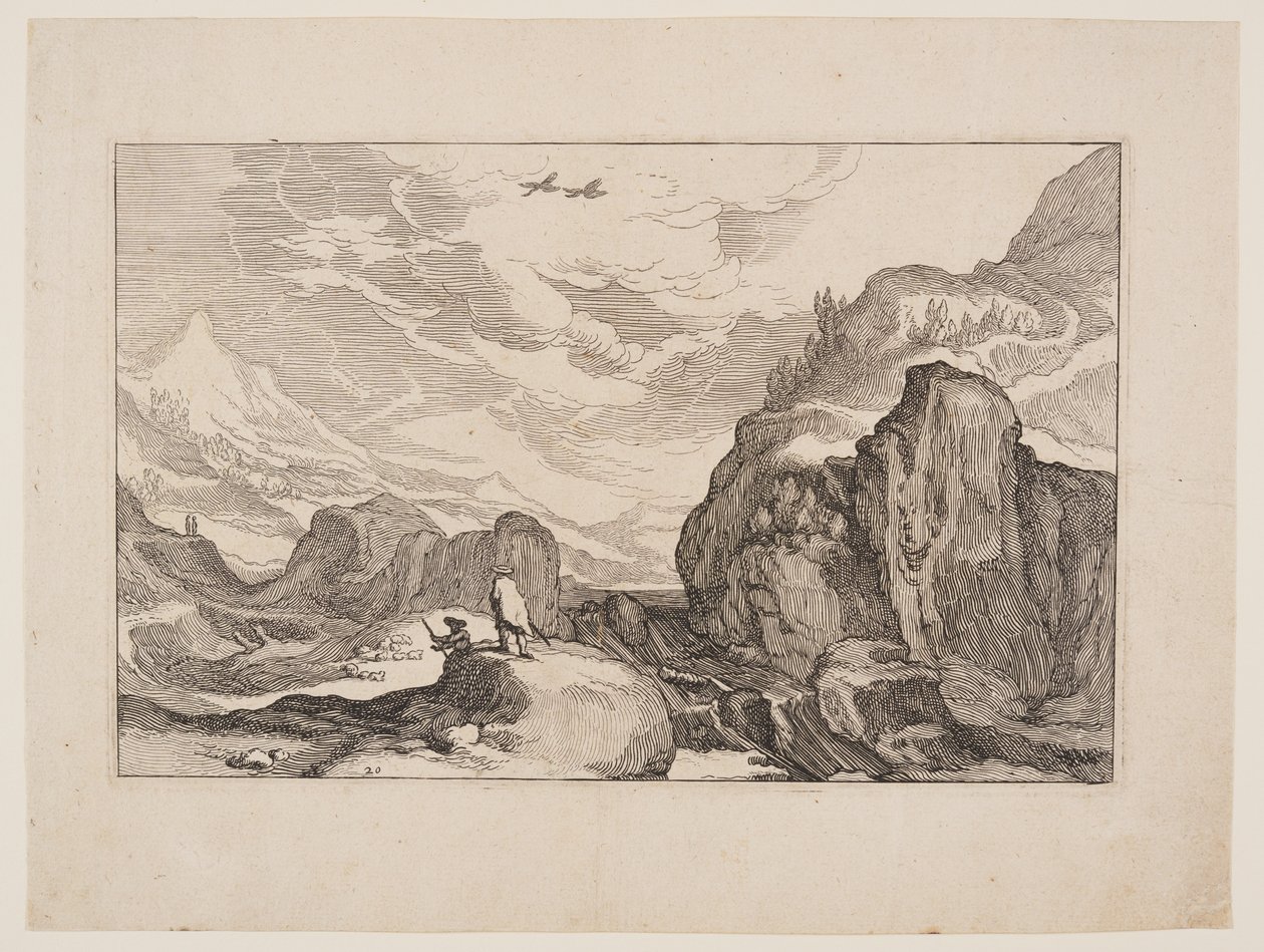 图 20，选自《有农舍的风景画 作者 Boetius Adams Bolswert