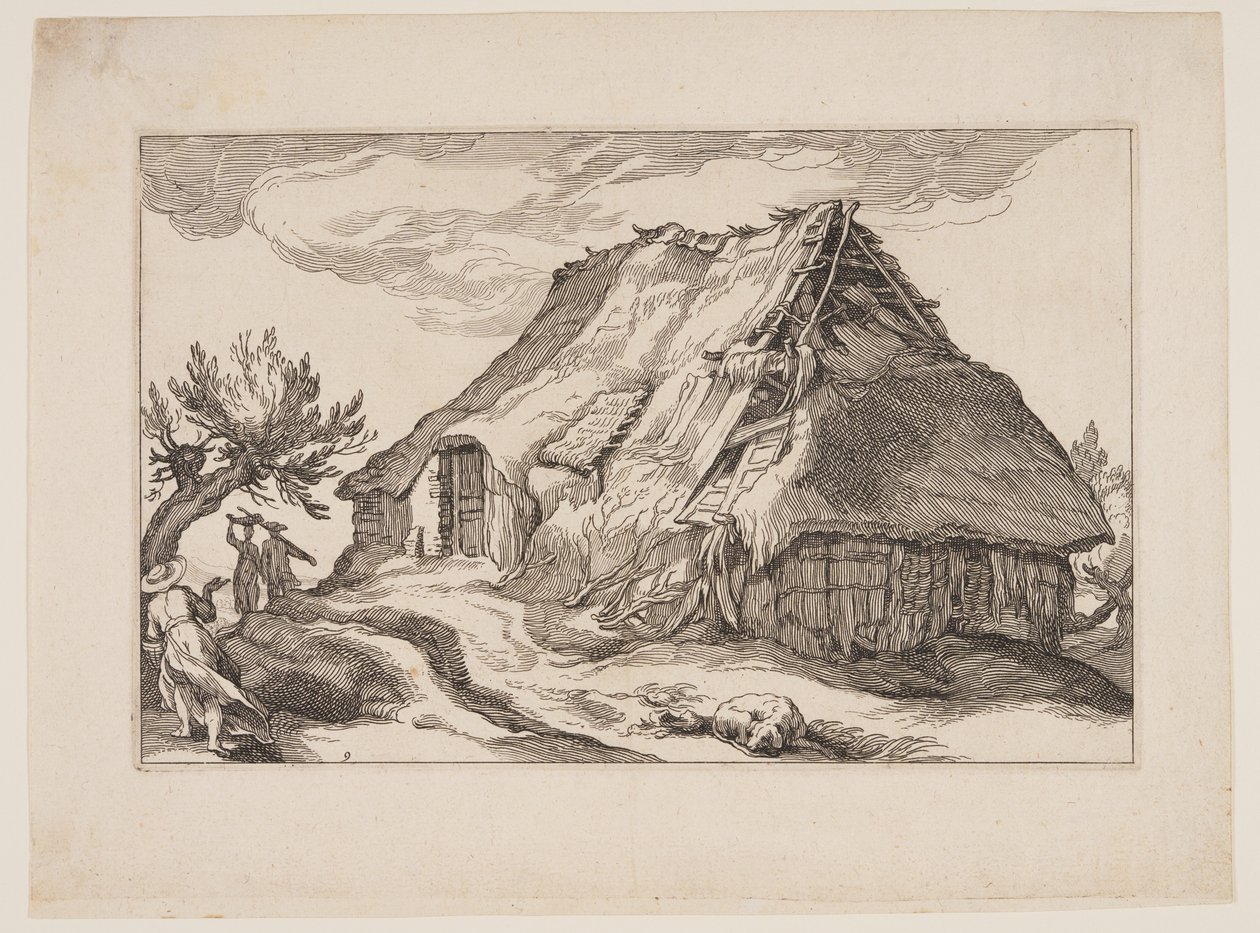 图 9，选自《有农舍的风景画 作者 Boetius Adams Bolswert